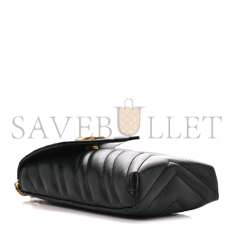 GUCCI GG MARMONT MATELASSÉ MINI BAG 672251 (20*10*3.5cm)